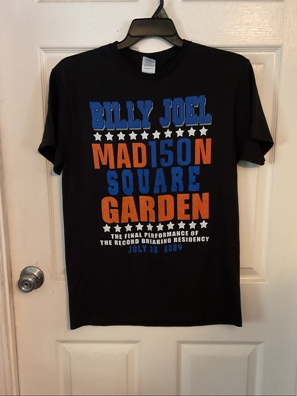 Billy Joel Madison Square Garden July 25,2024 Final Residency Concert Tee